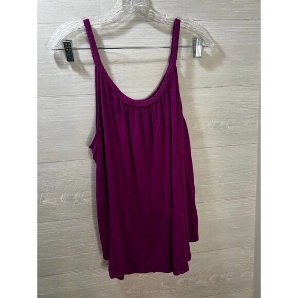 APT. 9 Tunic Tank Top Braided Neckline Size XL - Picture 2 of 4